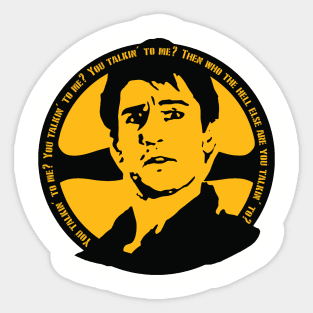 Are you talking to me? Taxi Driver Sticker